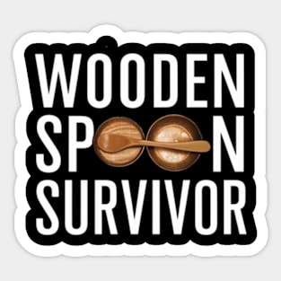 wooden-spoon-survivor Sticker